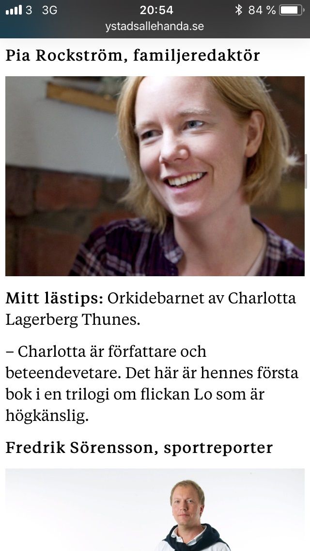 Ystad Allehanda journalist Pia Rockström tipsar