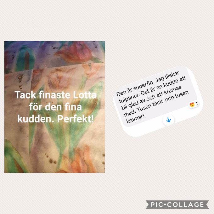 Nöjd kund! Kudden tulipa
