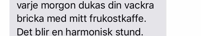 Nöjda kunder värmer stort.